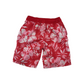 M&S Red Floral Swim Trunks Age 4