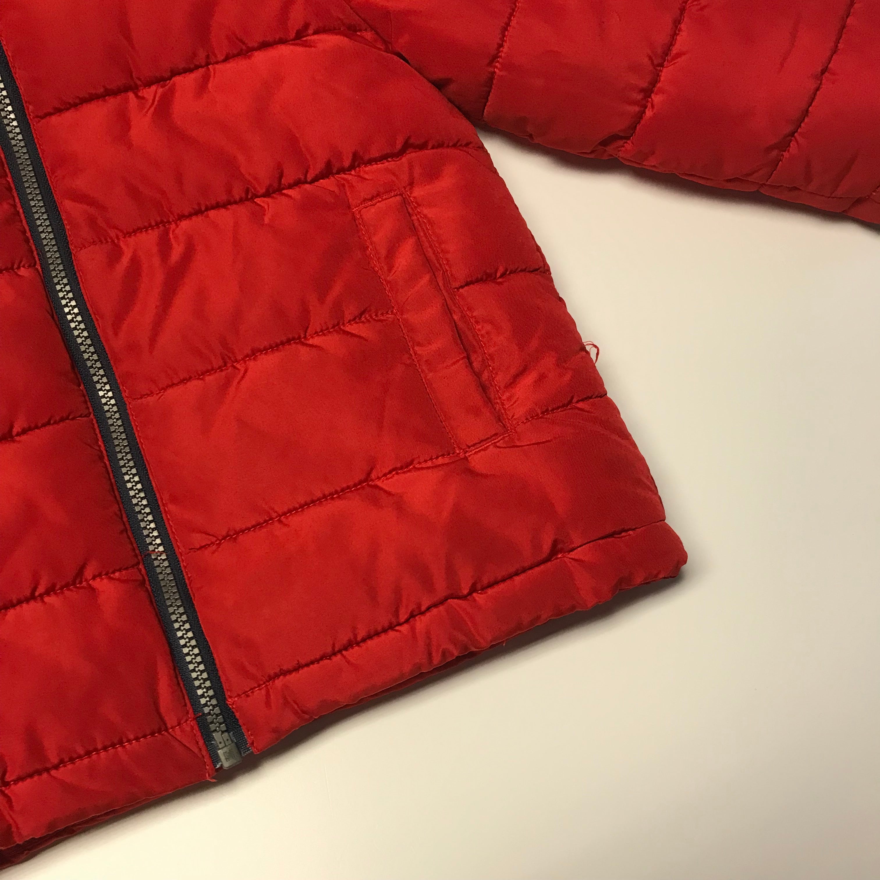 H&m red puffer outlet jacket