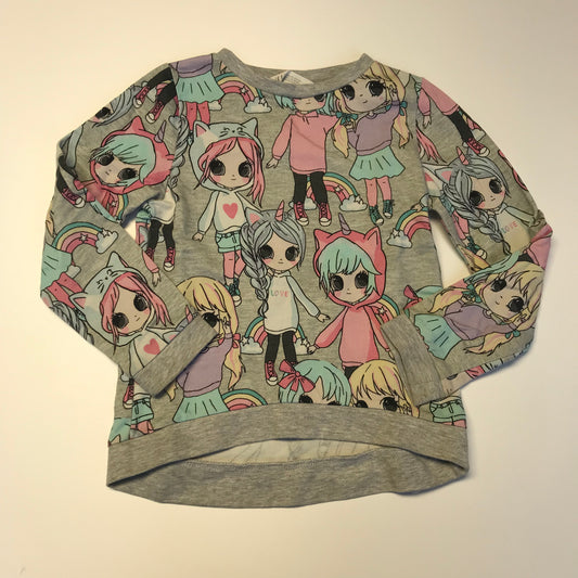 H&M Cartoon Sweatshirt Age 4