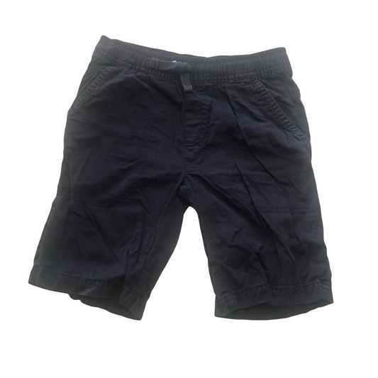 M&S Indico Navy Blue Plain Shorts Age 4