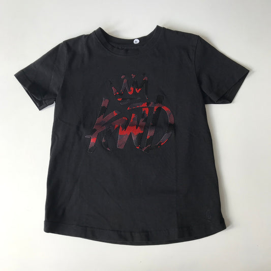 T-shirt - Black KWD - Age 4