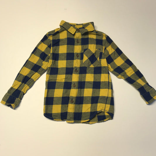 M&S Yellow Shirt Age 4