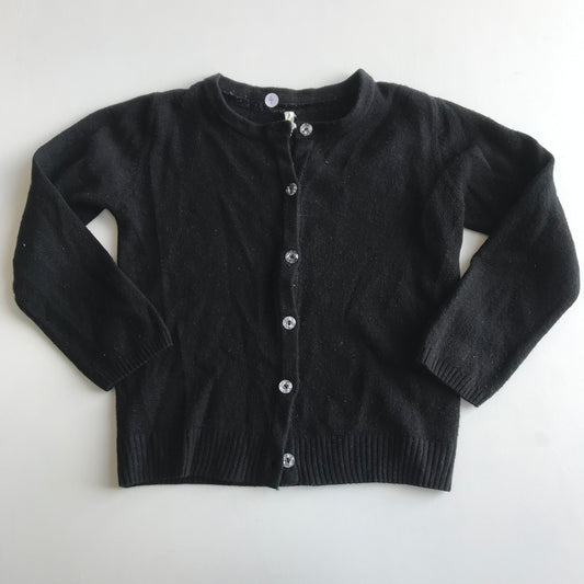 Black Cardigan Age 4