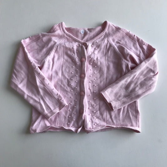 Light Pink Cardigan Age 4