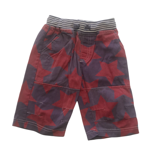 Lilly+Sid Purple Red Starry Shorts Age 4