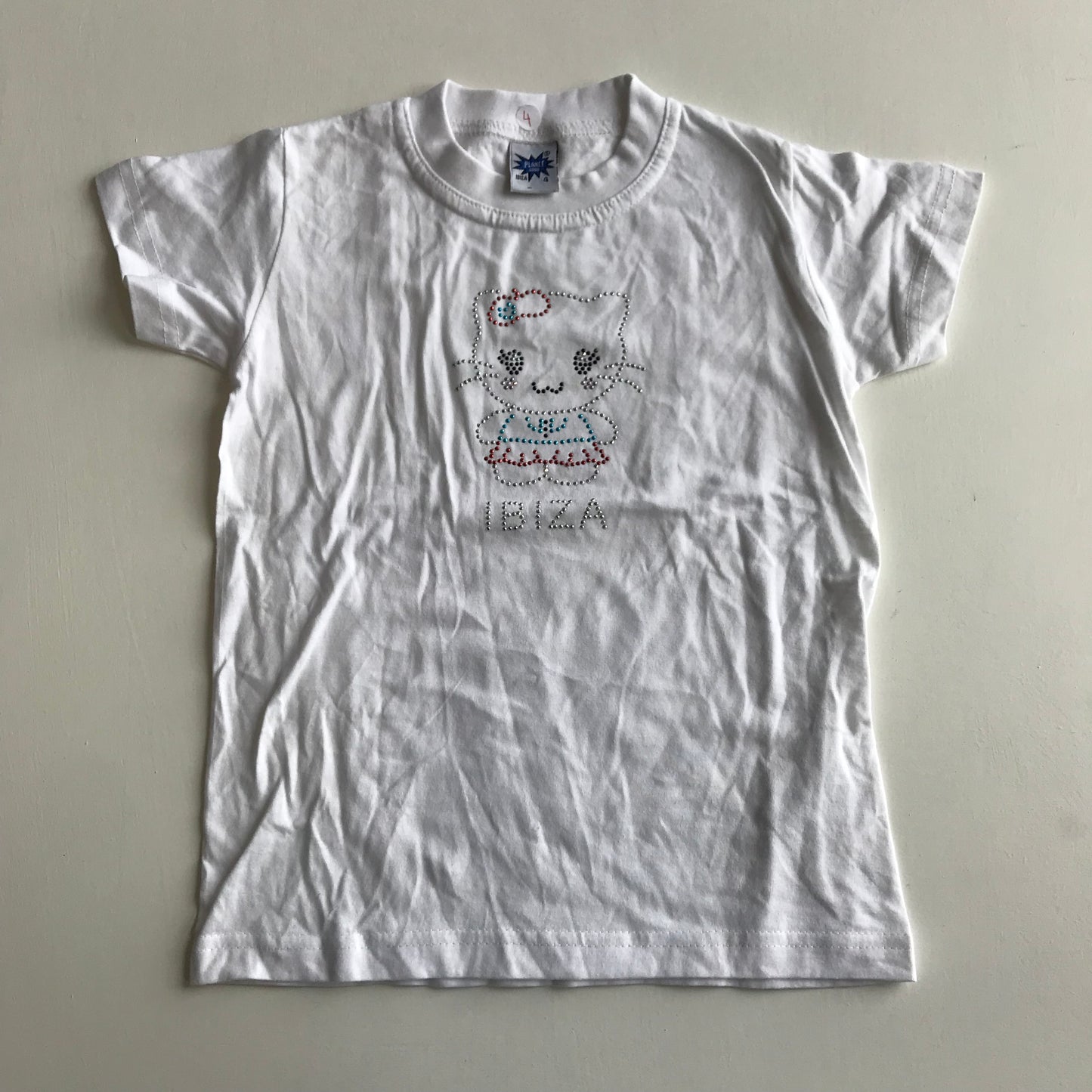 T- shirt - Ibiza Cat - Age 4