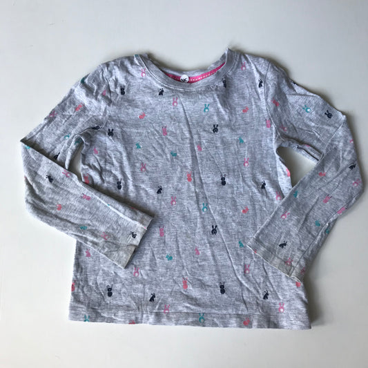 T-shirt - NEXT Grey with Bunnies - Age 4