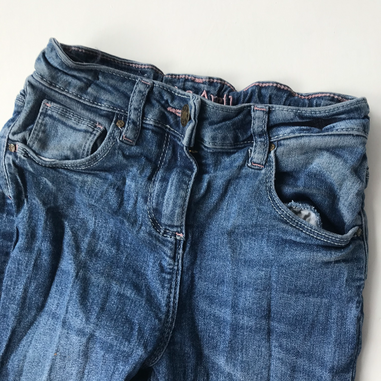 Matalan Blue Super Skinny Stretchy Jeans Age 8