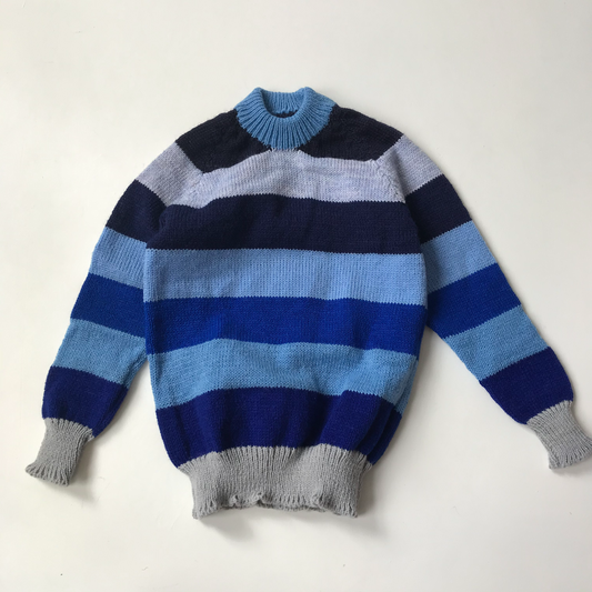 Jumper - Blue Stripes - Age 5