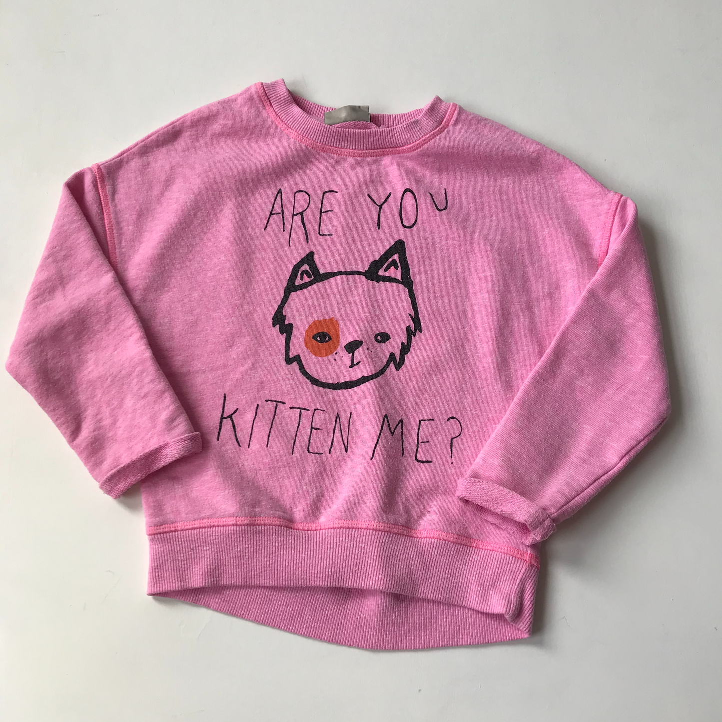 Sweatshirt - 'Are You Kitten Me' - Age 6