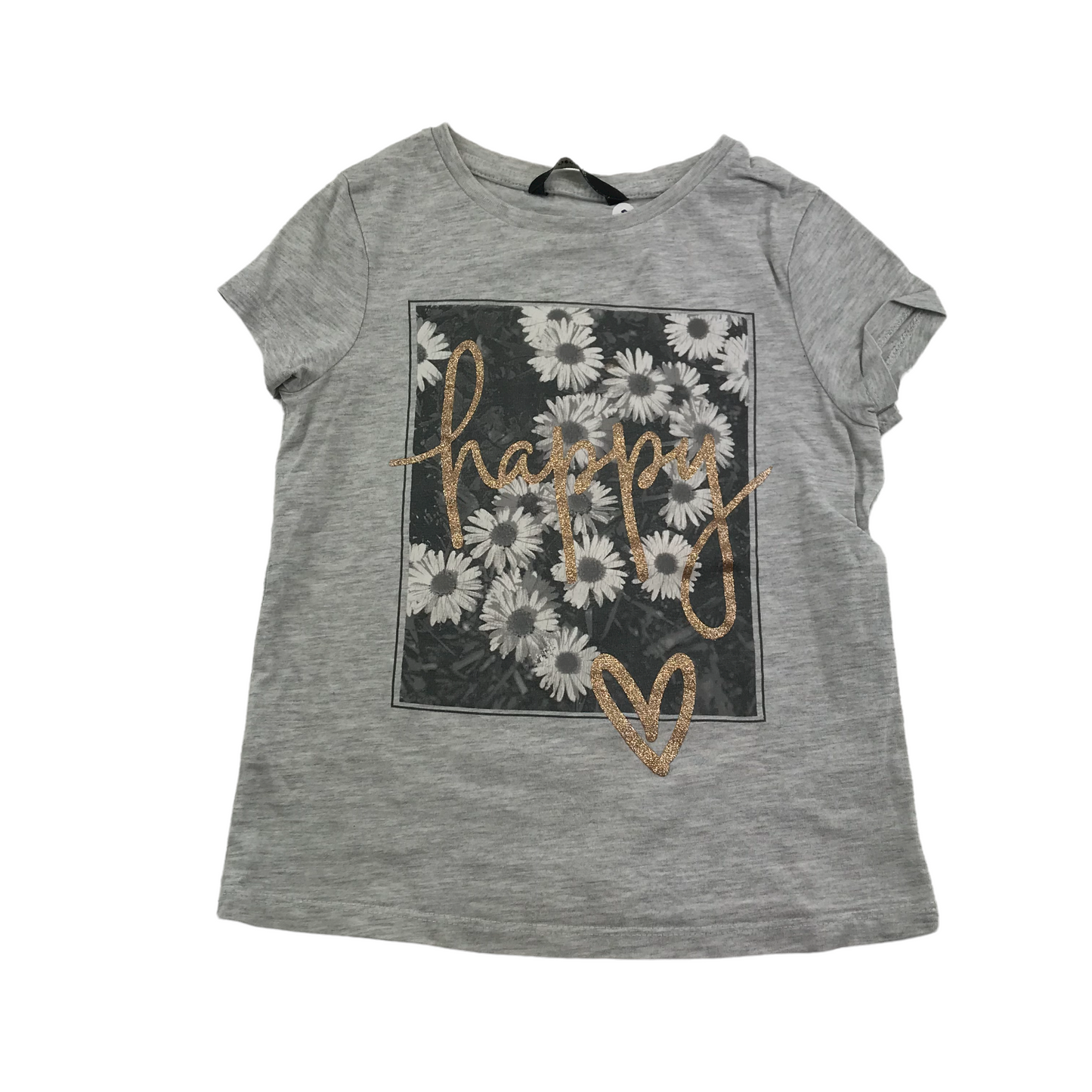 George Grey Floral Graphic T-shirt Age 5