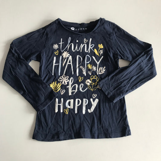 T-shirt - 'Think Happy Be Happy' - Age 5