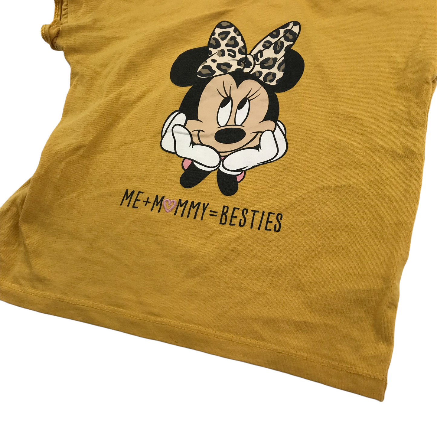 Tu Disney Yellow Minnie Mouse T-shirt Age 5