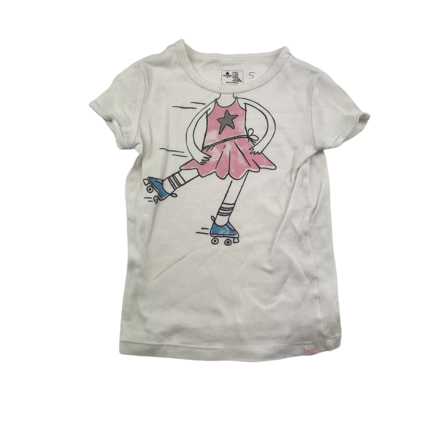 Gap White Ballerina T-shirt Age 5