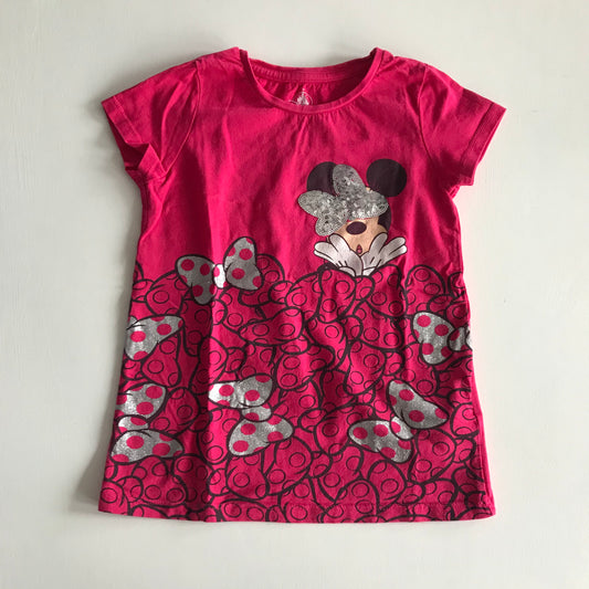 T-shirt - Pink Minnie Mouse - Age 5