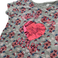 Primark Grey Floral Love Heart T-shirt Age 5