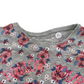 Primark Grey Floral Love Heart T-shirt Age 5
