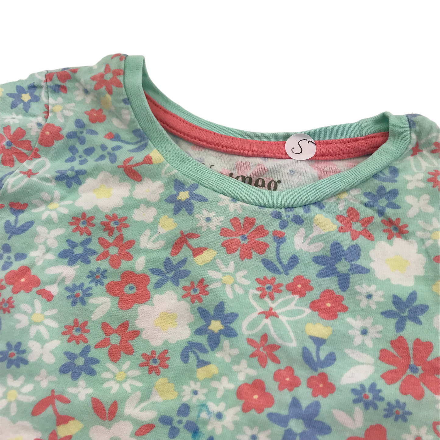 Nutmeg Blue Floral T-shirt Age 5