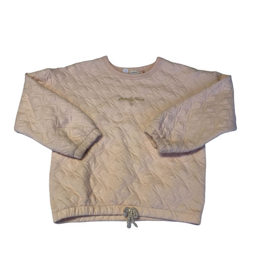 NEXT Light Peachy Pink Quilted Sweatshirt Age 5