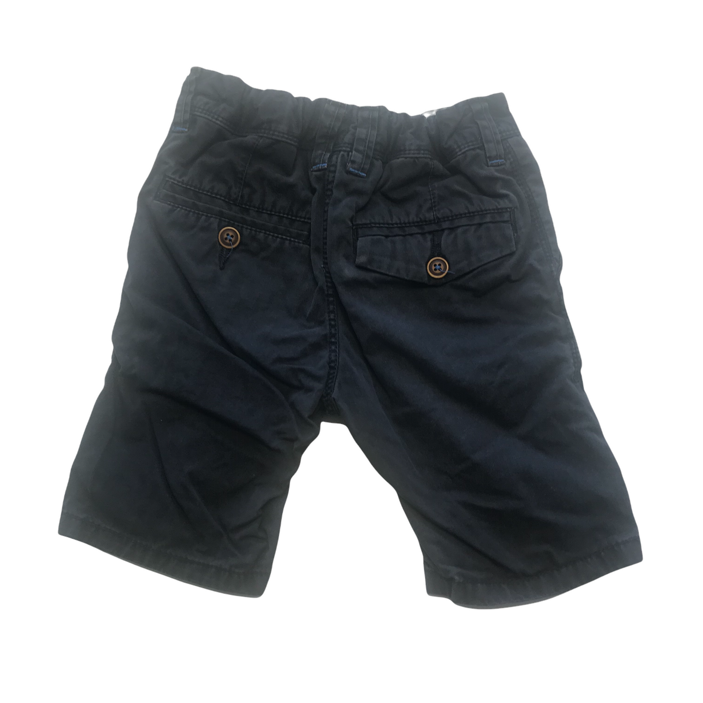 Next Dark Navy Blue Chino Style Shorts Age 5