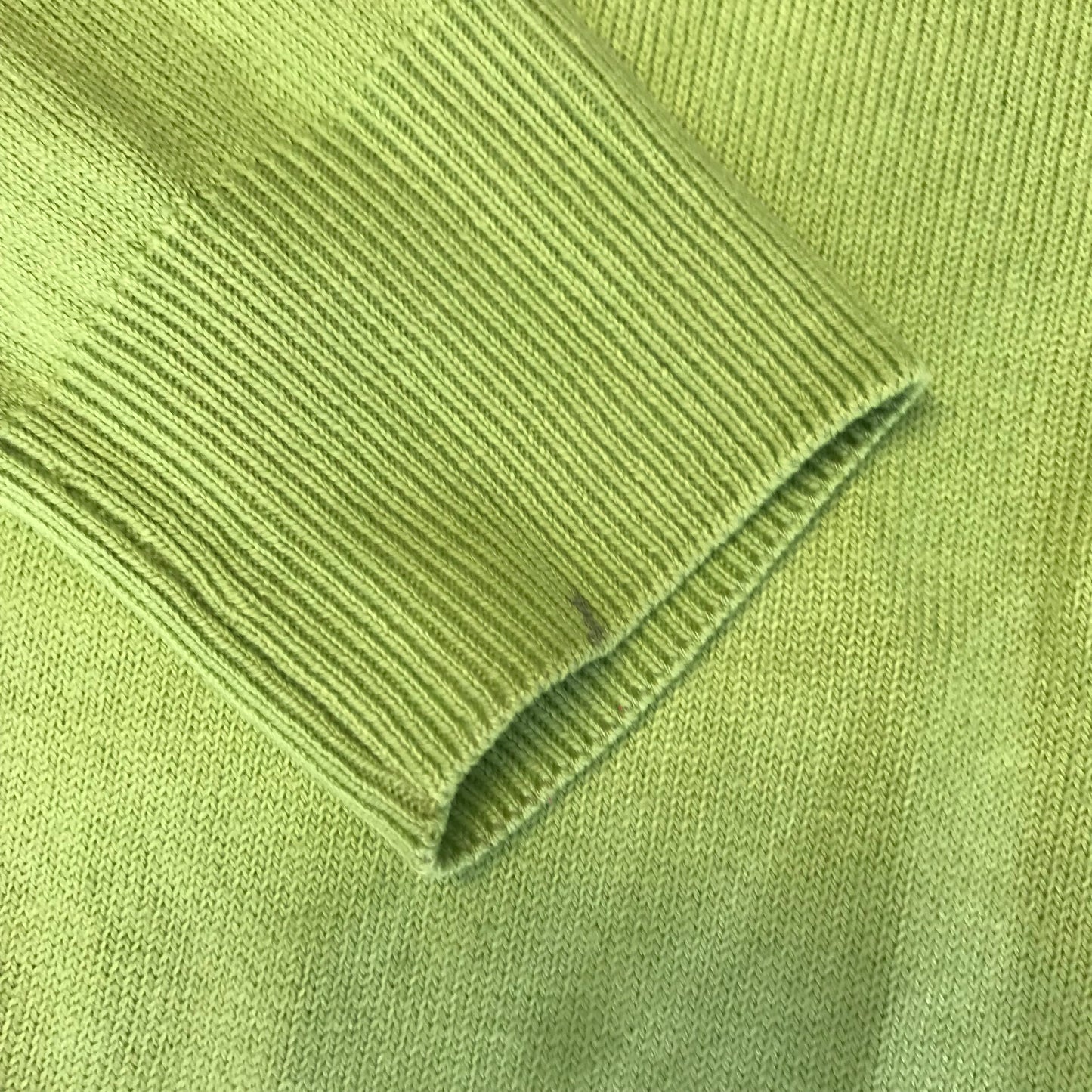 M&S Lime Green V-neck Jumper Age 5