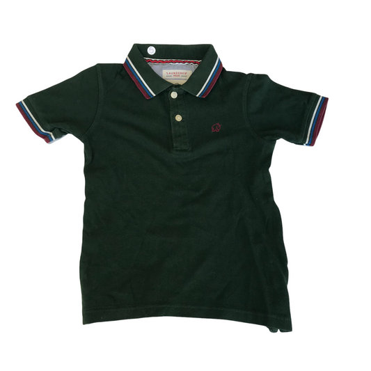 Rhino Laundred Polos Green Polo Shirt Age 5