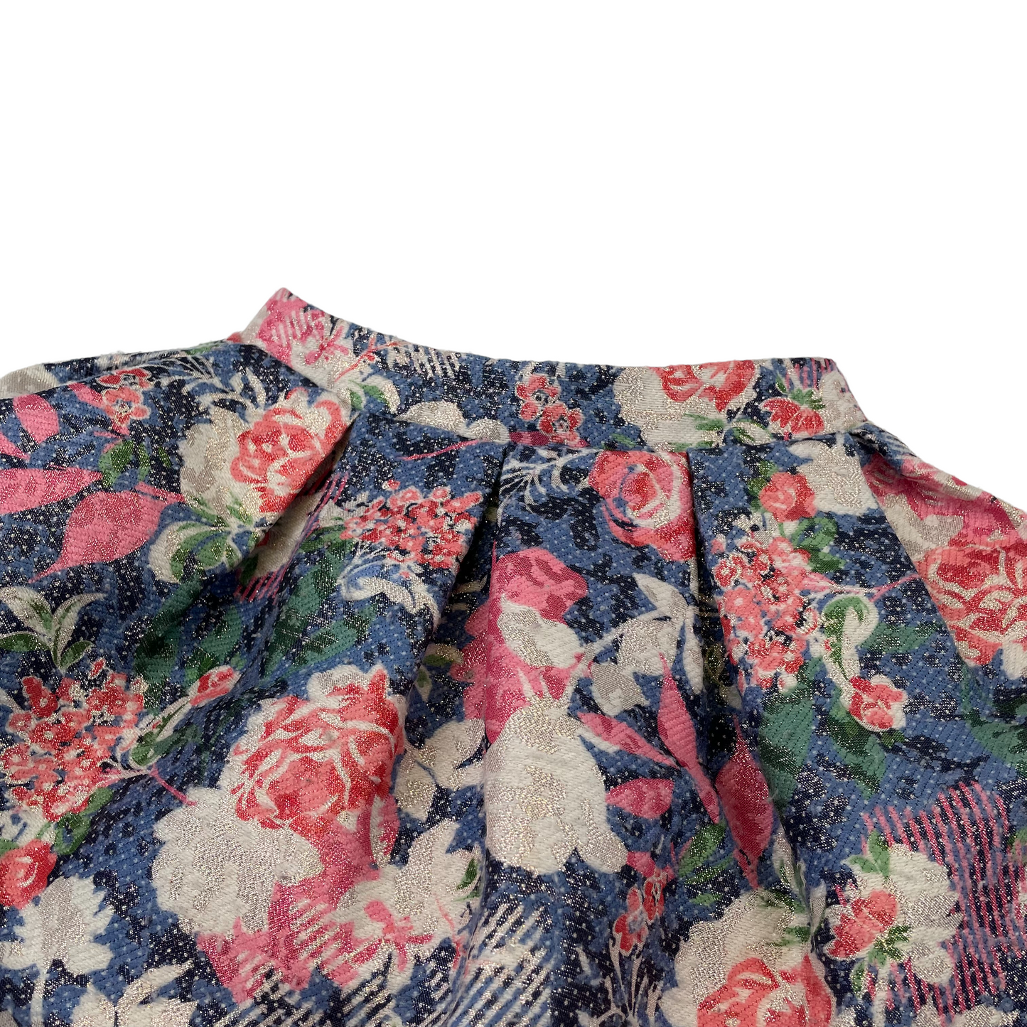 Nutmeg Blue and Pink Pattern Floral Skirt Age 5