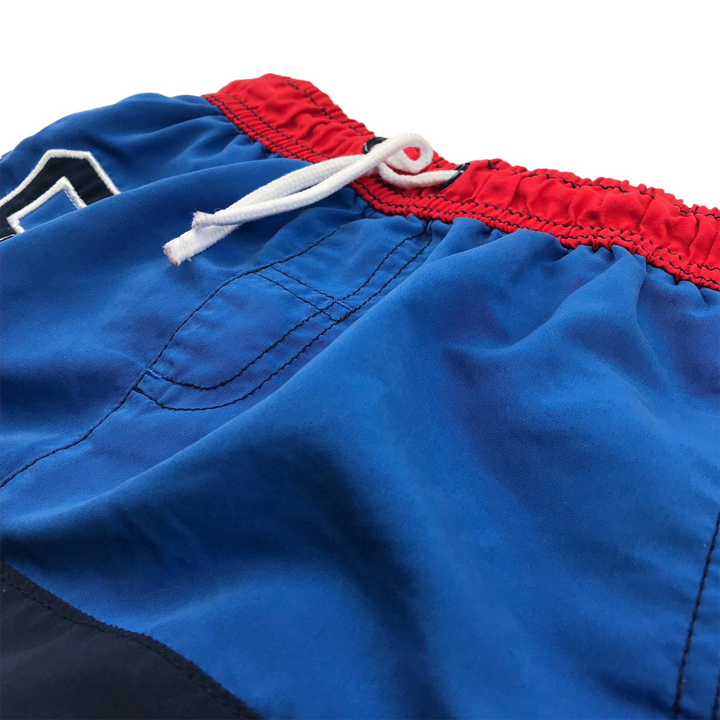 M&Co Blue and Navy 9 Swim Trunks Age 5
