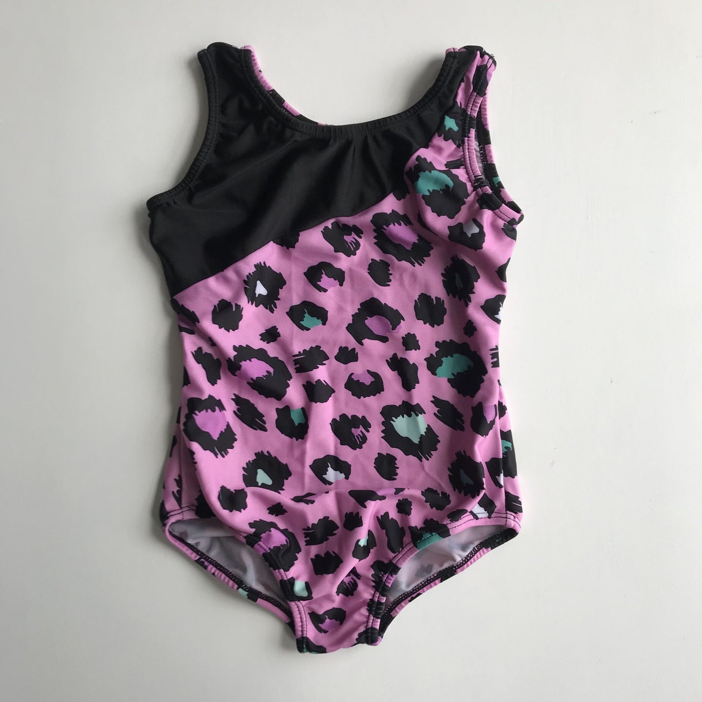 Swimsuit - Pink Animal Pattern - Age 5