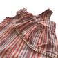 M&S Pink Stripy Flared Jumpsuit Age 5