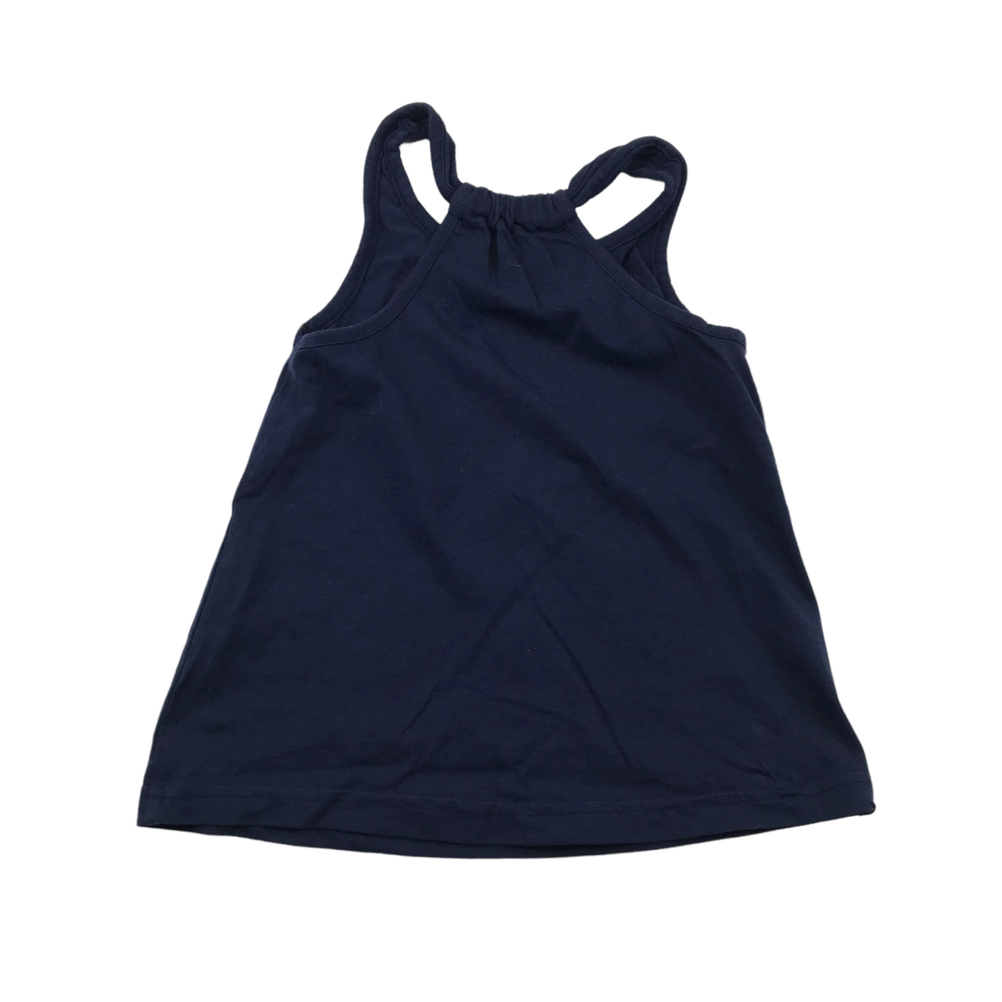 Nutmeg Navy Blue Plain Top Age 5