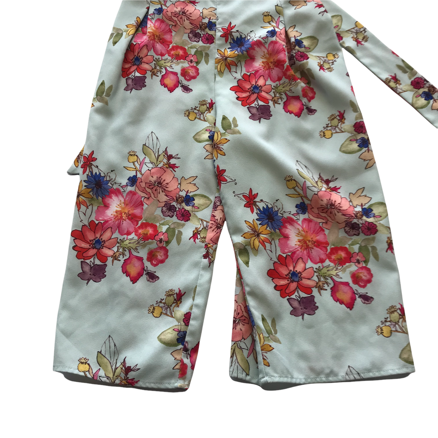 Next Light Blue Floral Jumpsuit Age 5