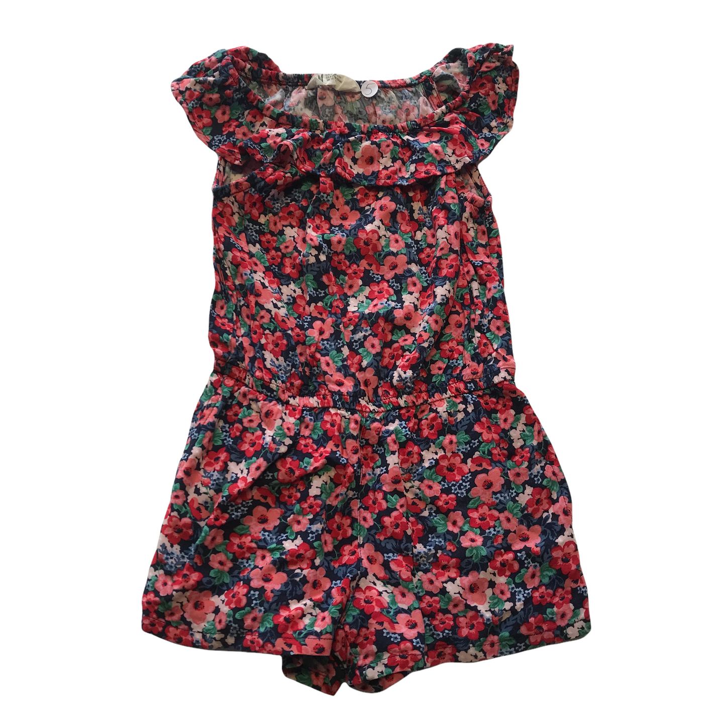 H&M Floral Playsuit Age 5