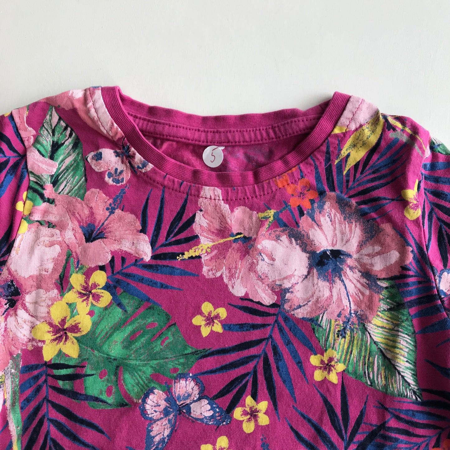 T- shirt - Floral - Age 5