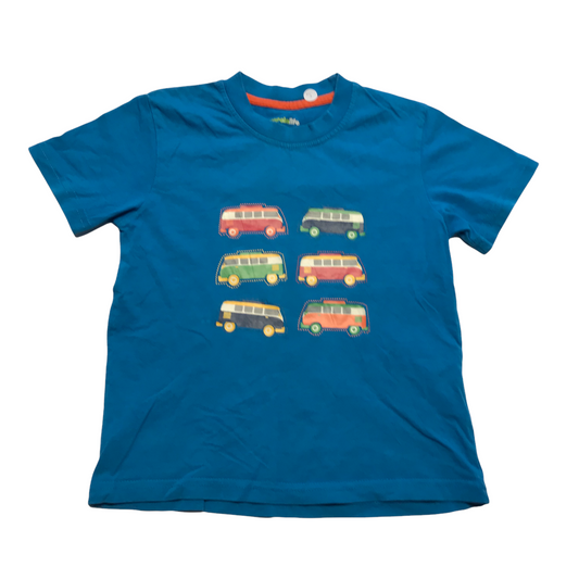 Mountain life Blue Bus T-shirt Age 5