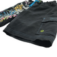 Bluezoo Black Graffiti Print Swim Trunks Age 5