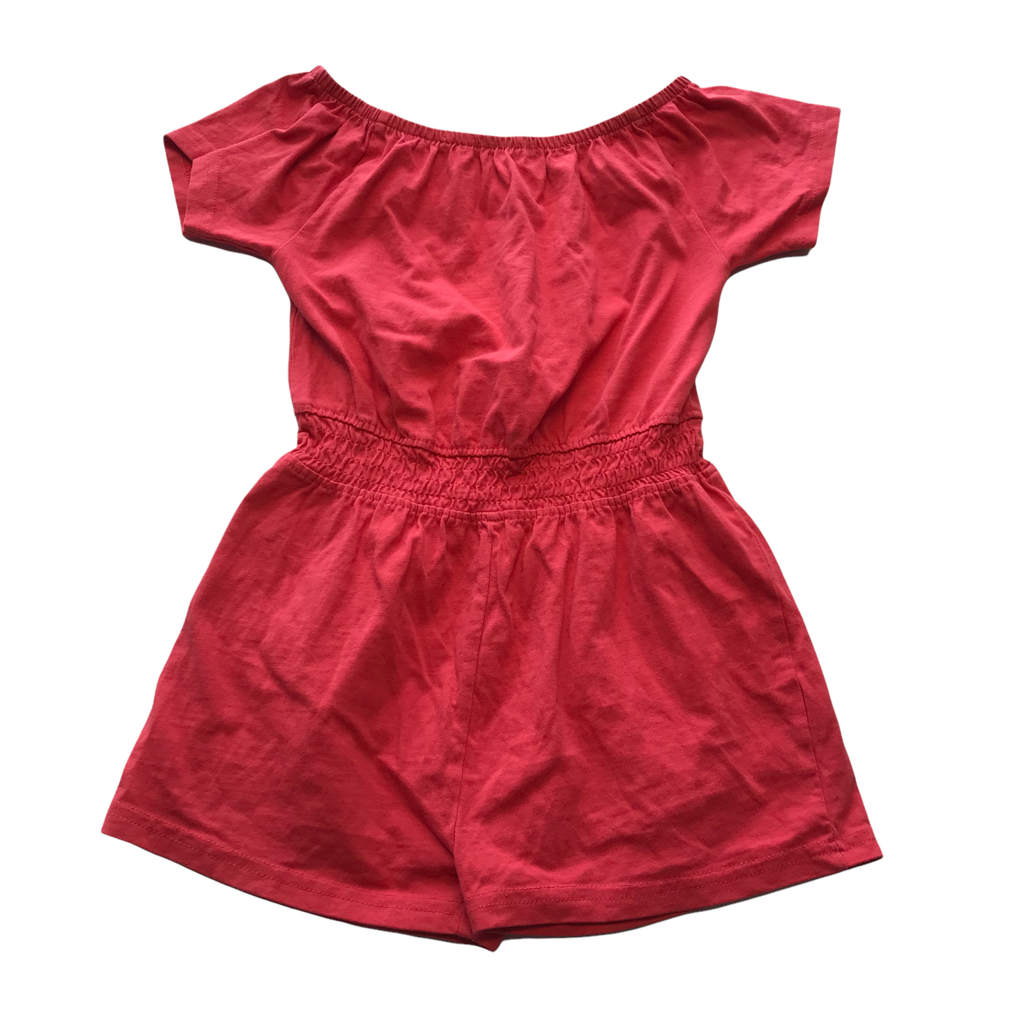 Nutmeg Redish Pink Playsuit Age 5