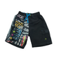 Bluezoo Black Graffiti Print Swim Trunks Age 5