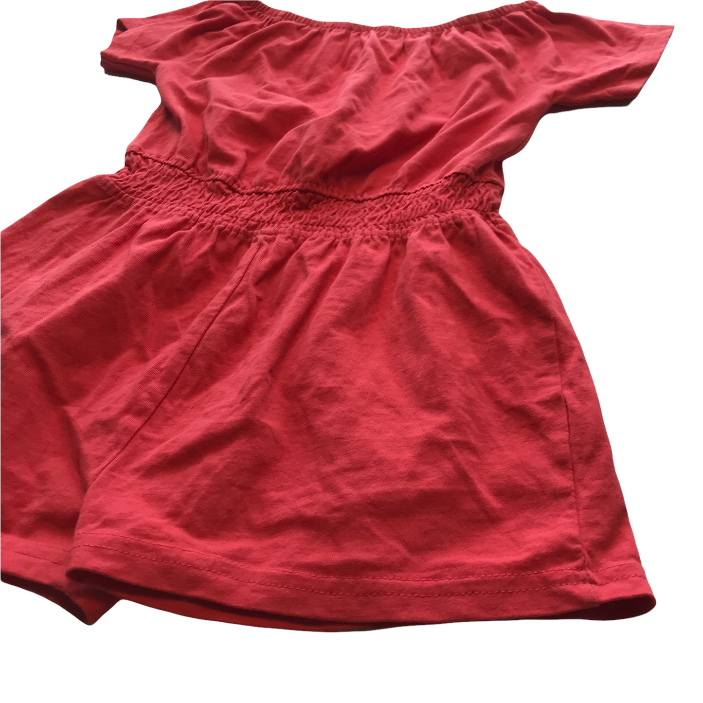 Nutmeg Redish Pink Playsuit Age 5