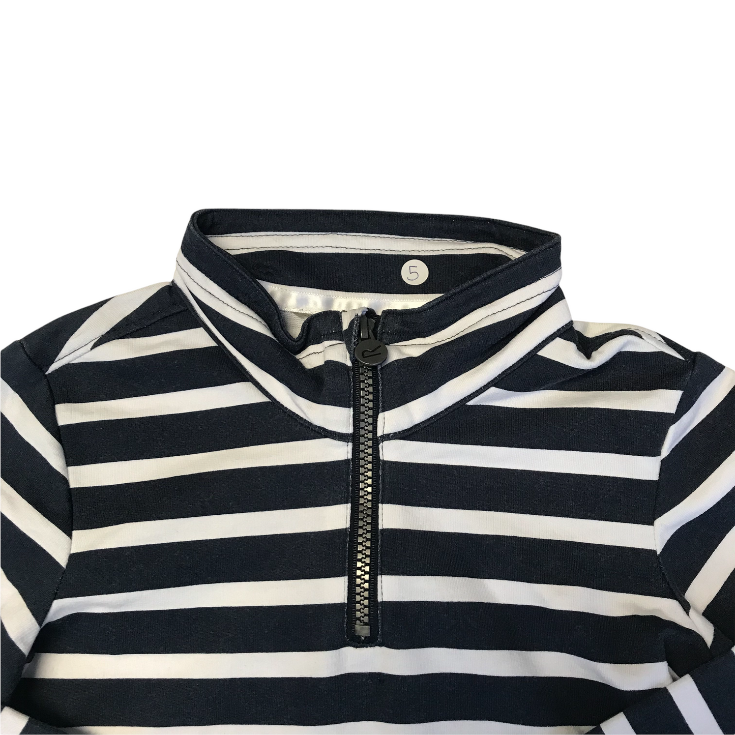 Regatta Navy and White Striped Sweatshirt Age 5