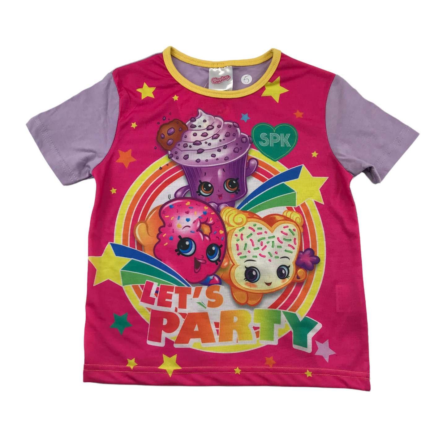 Shopkins Pink Cupcake T-shirt Age 5