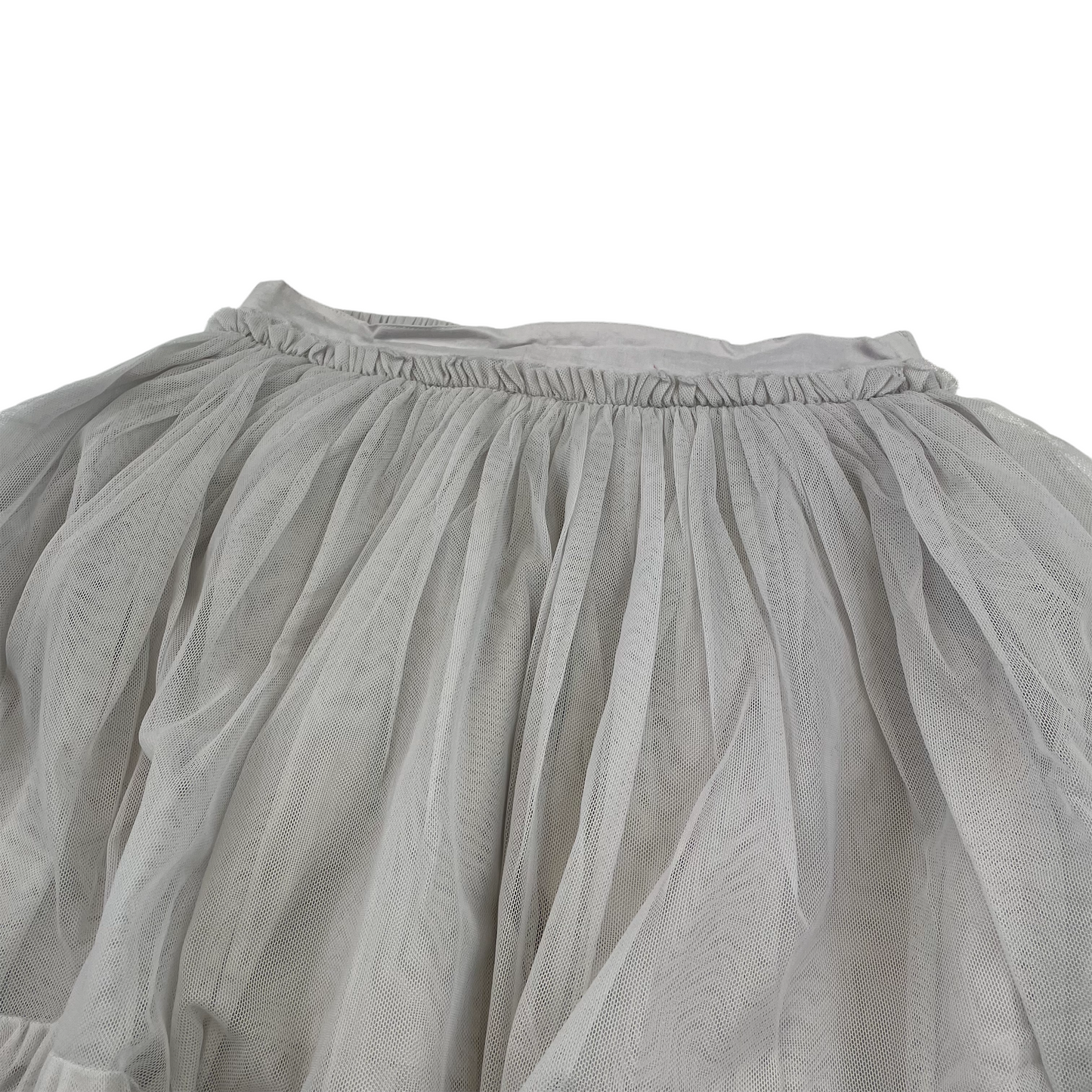 Little White Company Light Grey Tulle Skirt Age 5