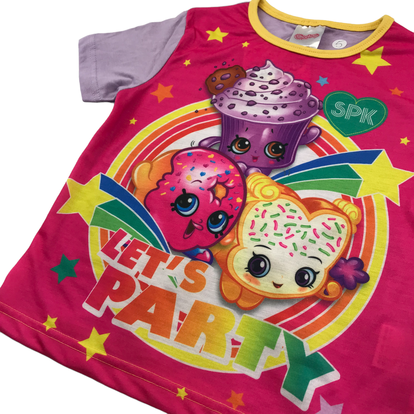 Shopkins Pink Cupcake T-shirt Age 5