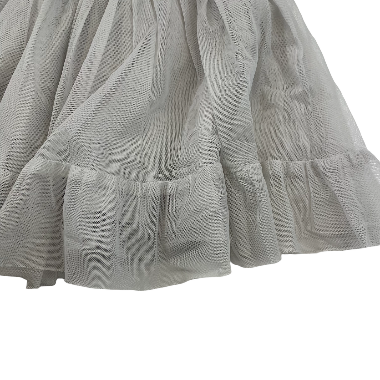 Little White Company Light Grey Tulle Skirt Age 5