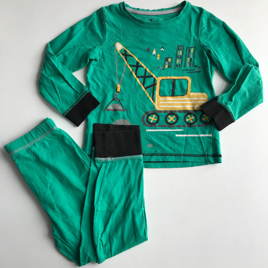 Green Pyjama Set Age 5