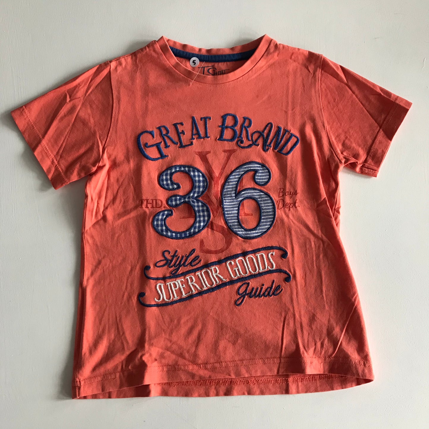 T-shirt - Orange - Age 5