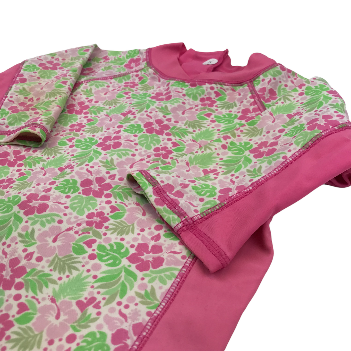 Jojo Maman Bebe Pink Floral 1-Piece Swimsuit Age 5