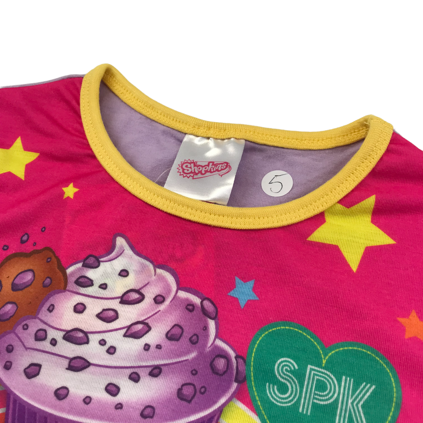 Shopkins Pink Cupcake T-shirt Age 5