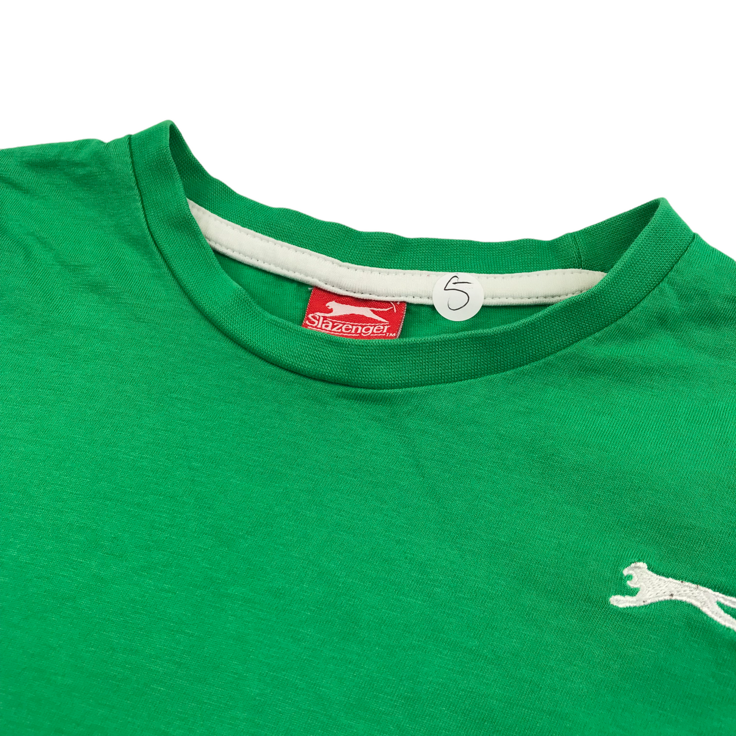 Slazenger Green Plain Logo T-shirt Age 5