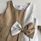 Sunboree Beige and White Dress Age 5